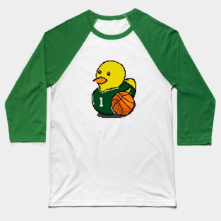 Bucks Basketball Rubber Duck Baseball T-Shirt